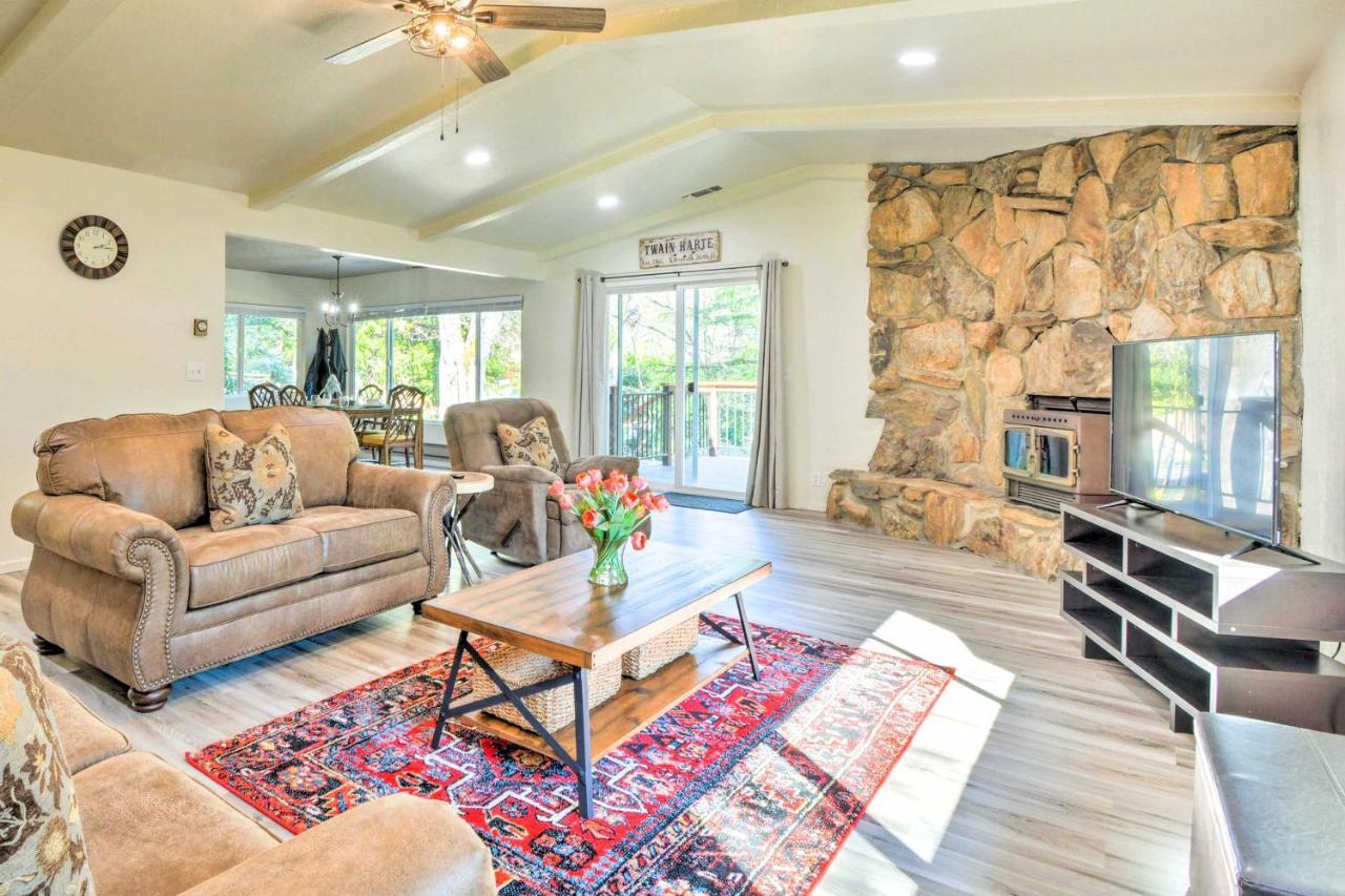Twain Harte Sherwood Forest Cabin With Deck And Fire Pit! מראה חיצוני תמונה