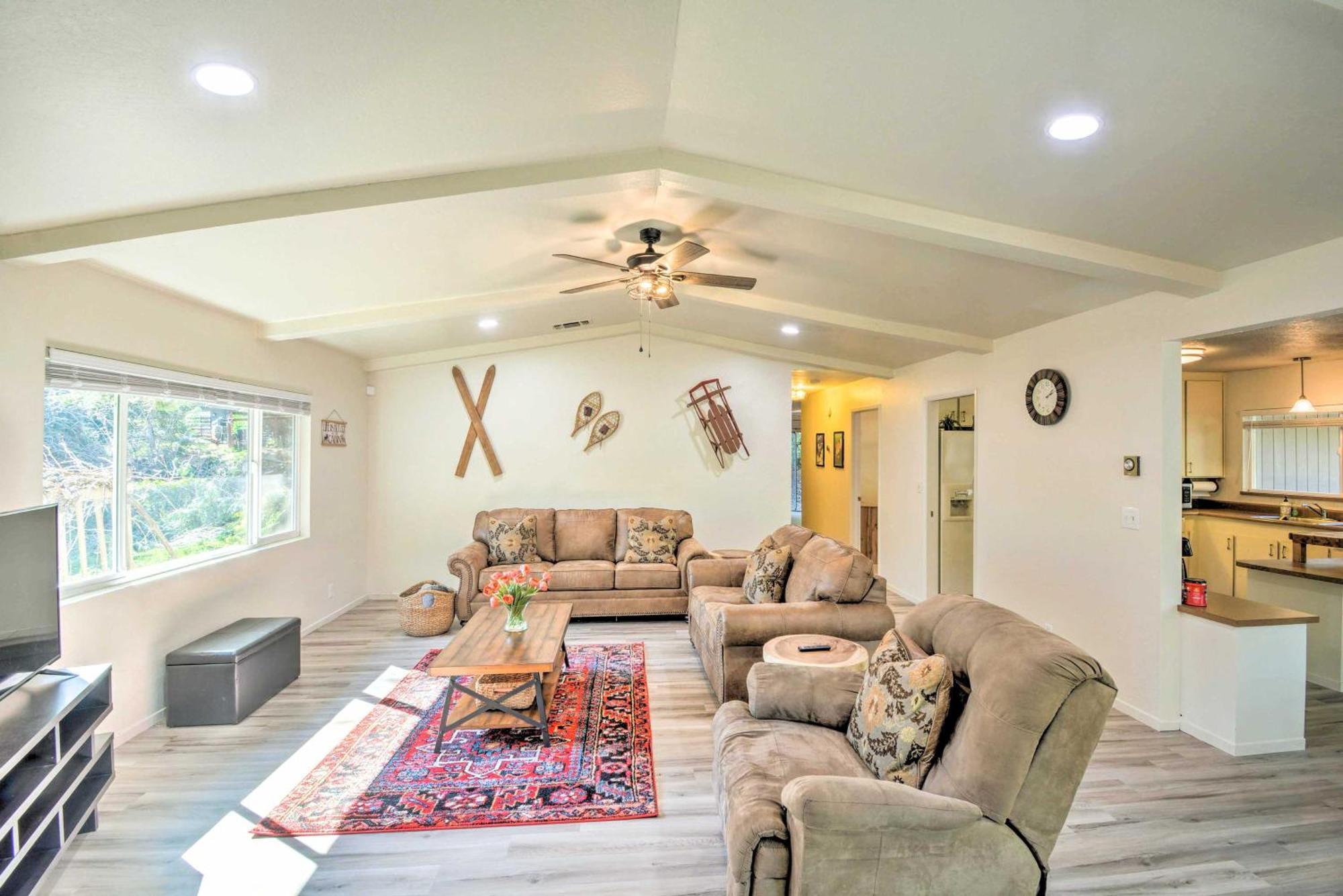 Twain Harte Sherwood Forest Cabin With Deck And Fire Pit! מראה חיצוני תמונה